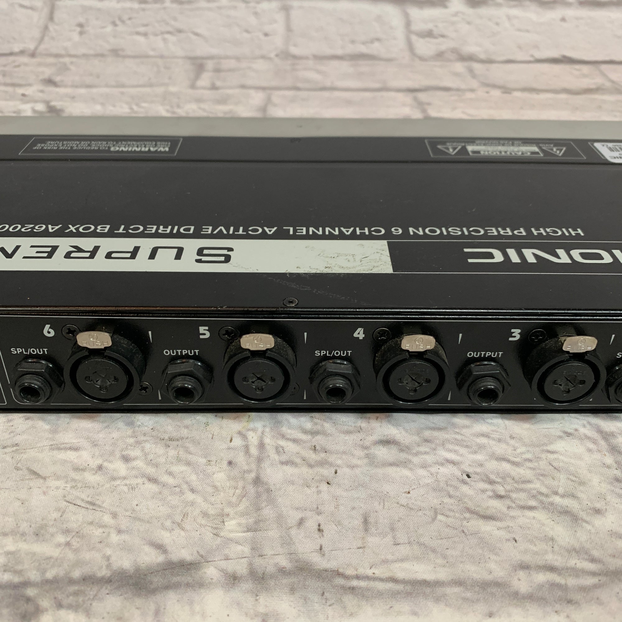 Phonic A6200 Supreme DI High Precision 6 Channel Active Direct Box