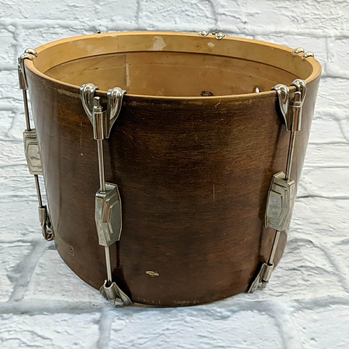 Vintage 1950s Ludwig Pan American 10x14 Mahogany Project Drum Shell
