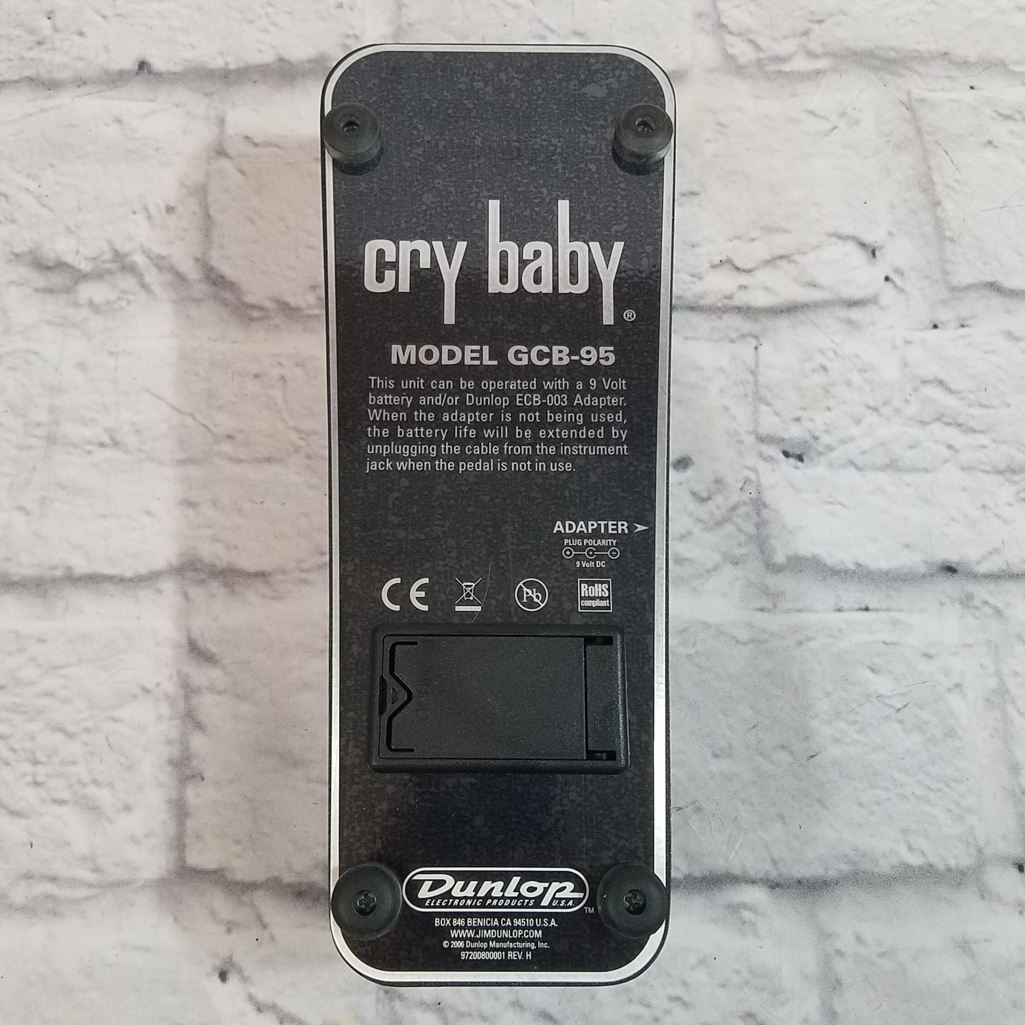 Cry Baby GCB-95 Wah Wah Pedal