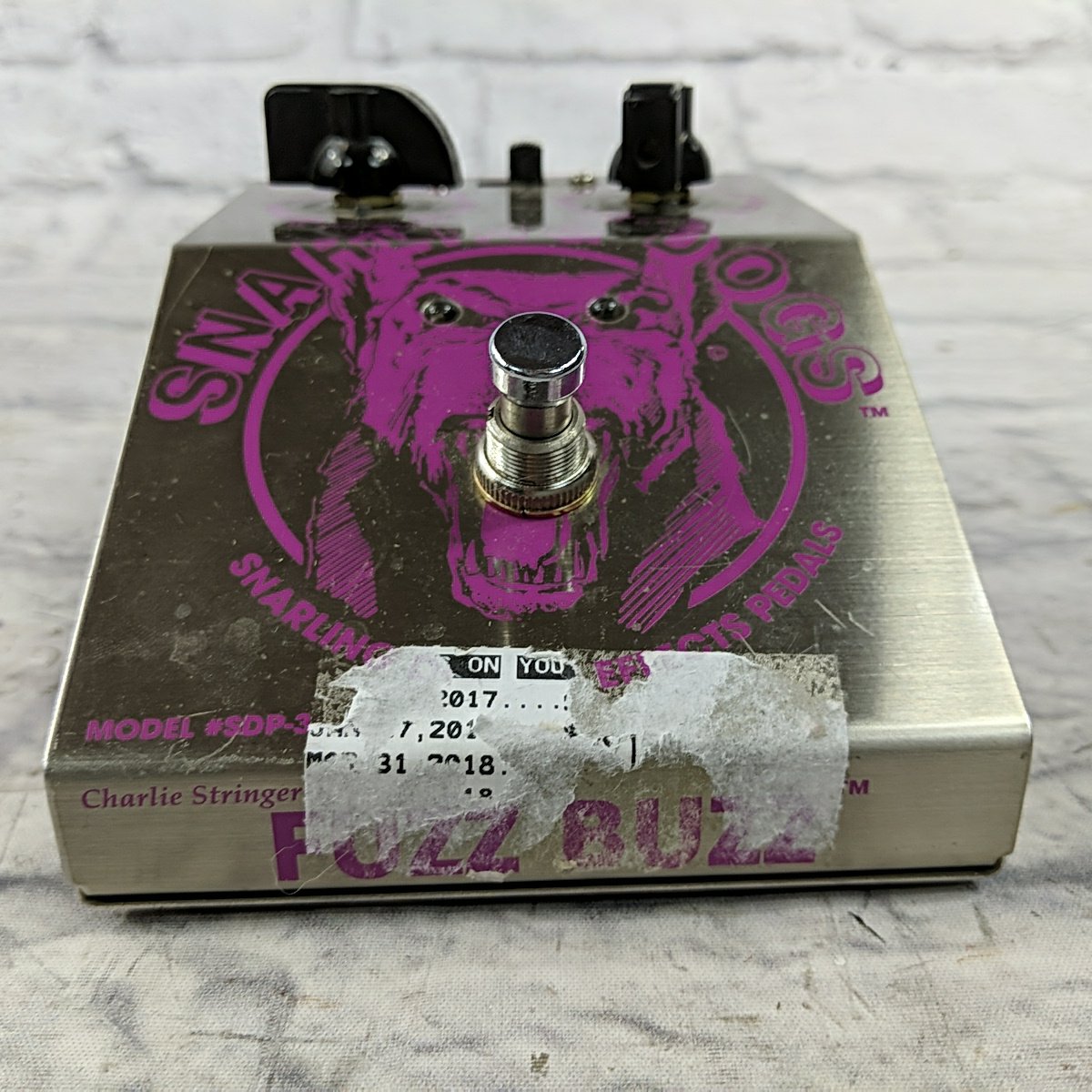 Snarling Dogs Bootzilla Fuzz Wah Bootsy Collins Bass Effect