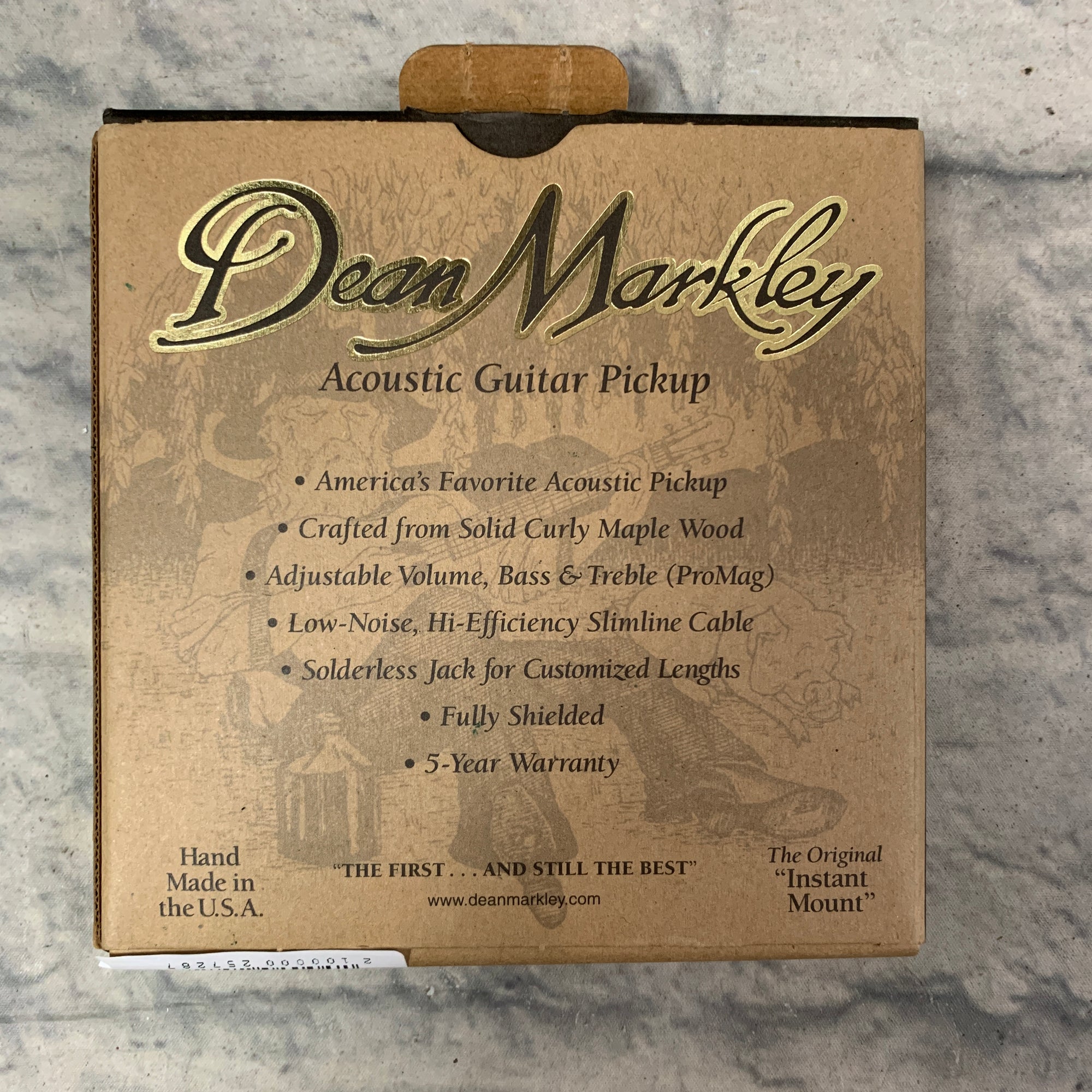 Dean Markley Pro Mag Plus Acoustic Guitar Pickup - New Old Stock!