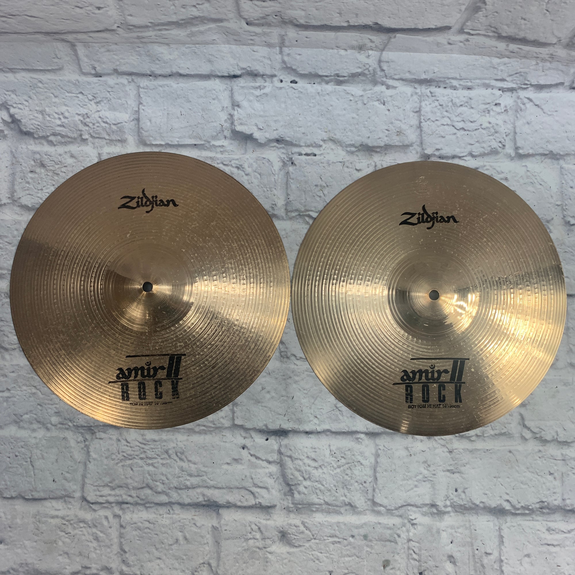 Zildjian 14in Amir II Rock Hi Hat Pair