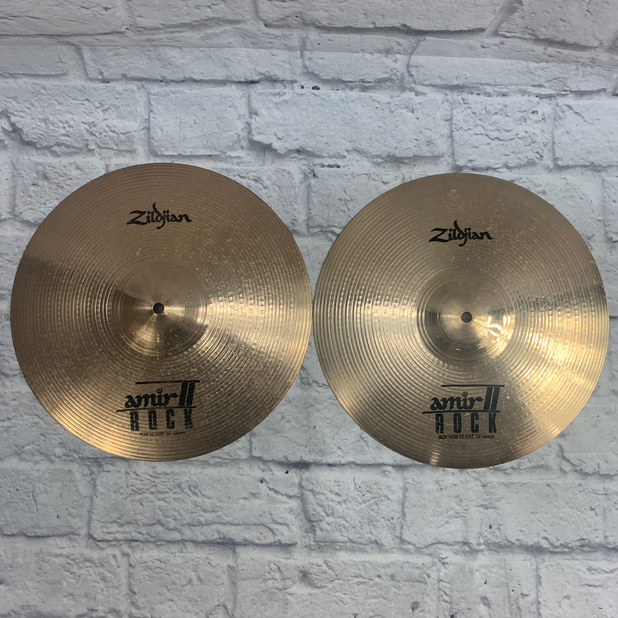 Zildjian 14in Amir II Rock Hi Hat Pair