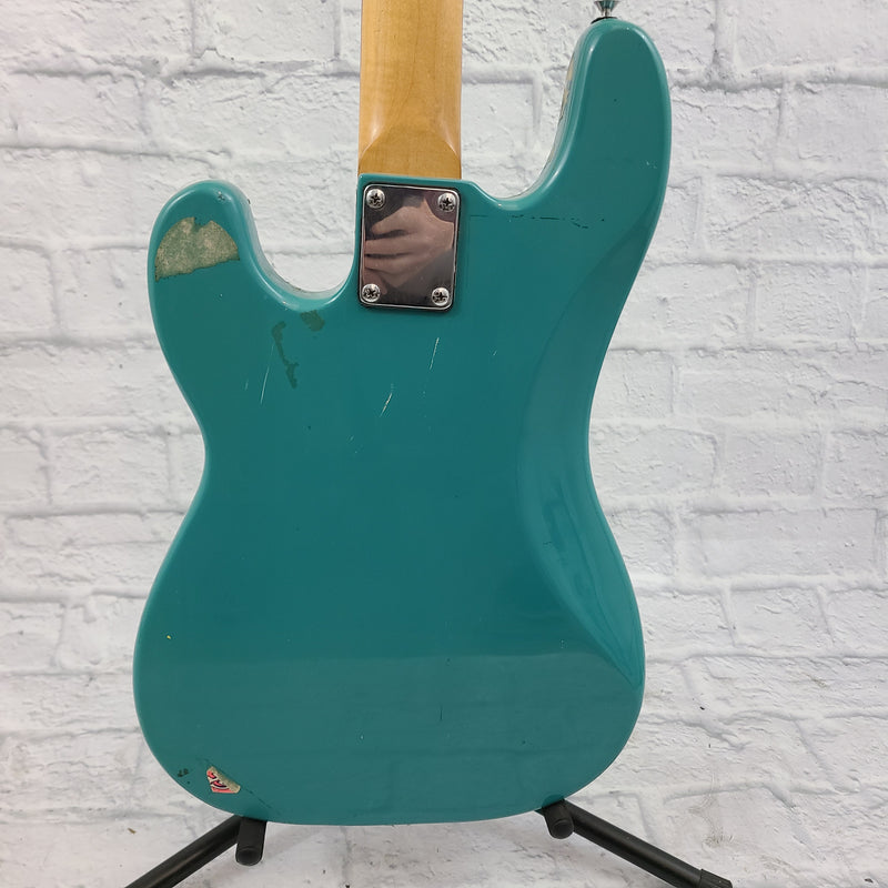 Samick Precision Samick Stages 5 Precision Style 4-String Bass Guitar - Teal - Evolution ...