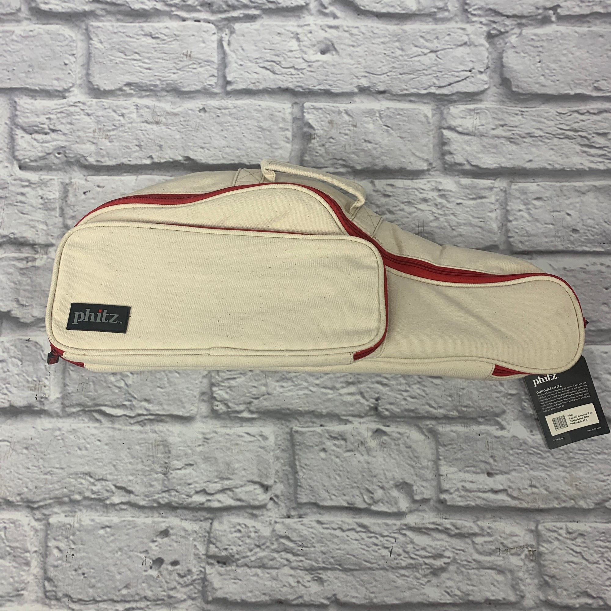 Phitz Saxophone Gig Bag, Natural Canvas