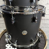 PDP Pacific Drums & Percussion 5pc Concept Maple Satin Black Drum Kit