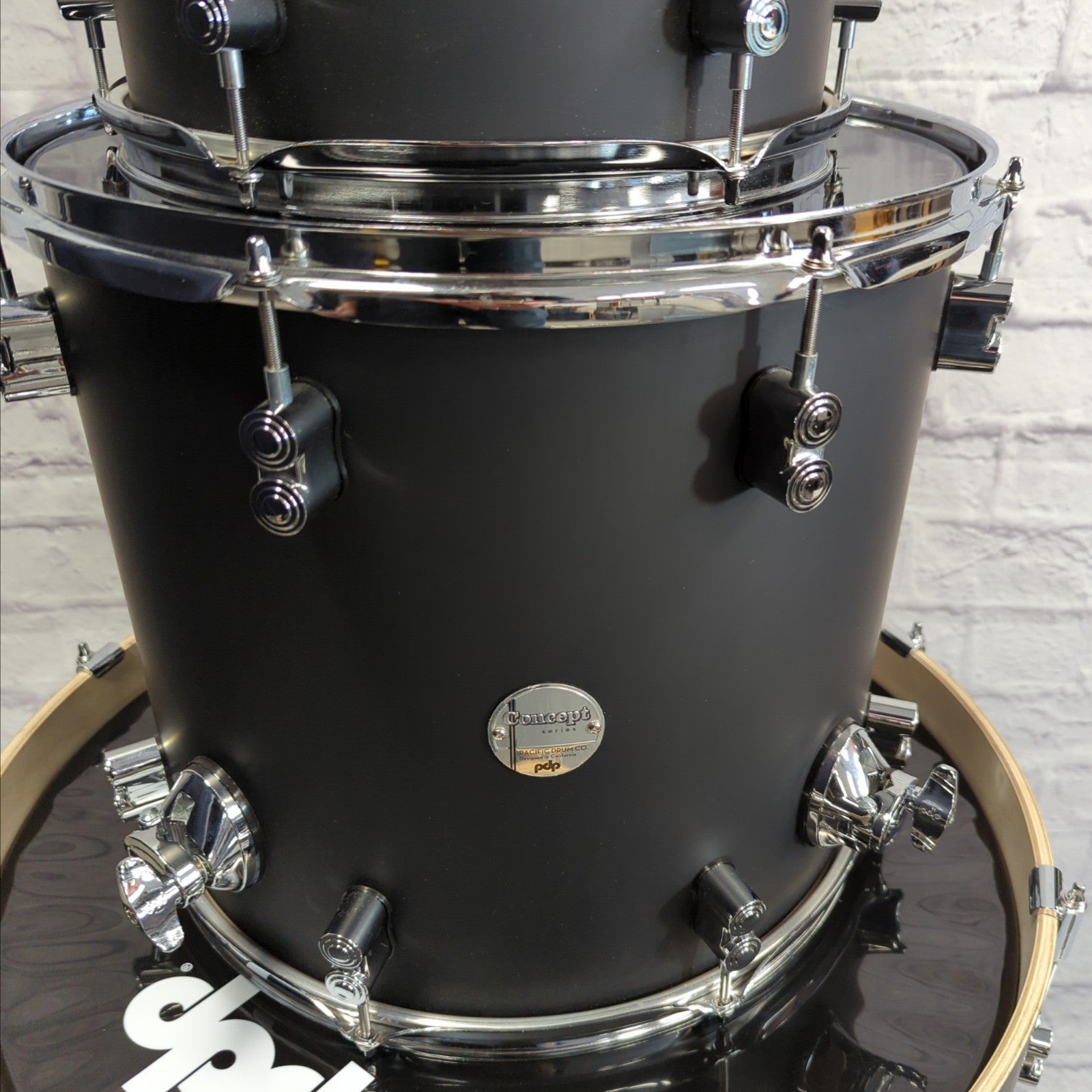 PDP Pacific Drums & Percussion 5pc Concept Maple Satin Black Drum Kit