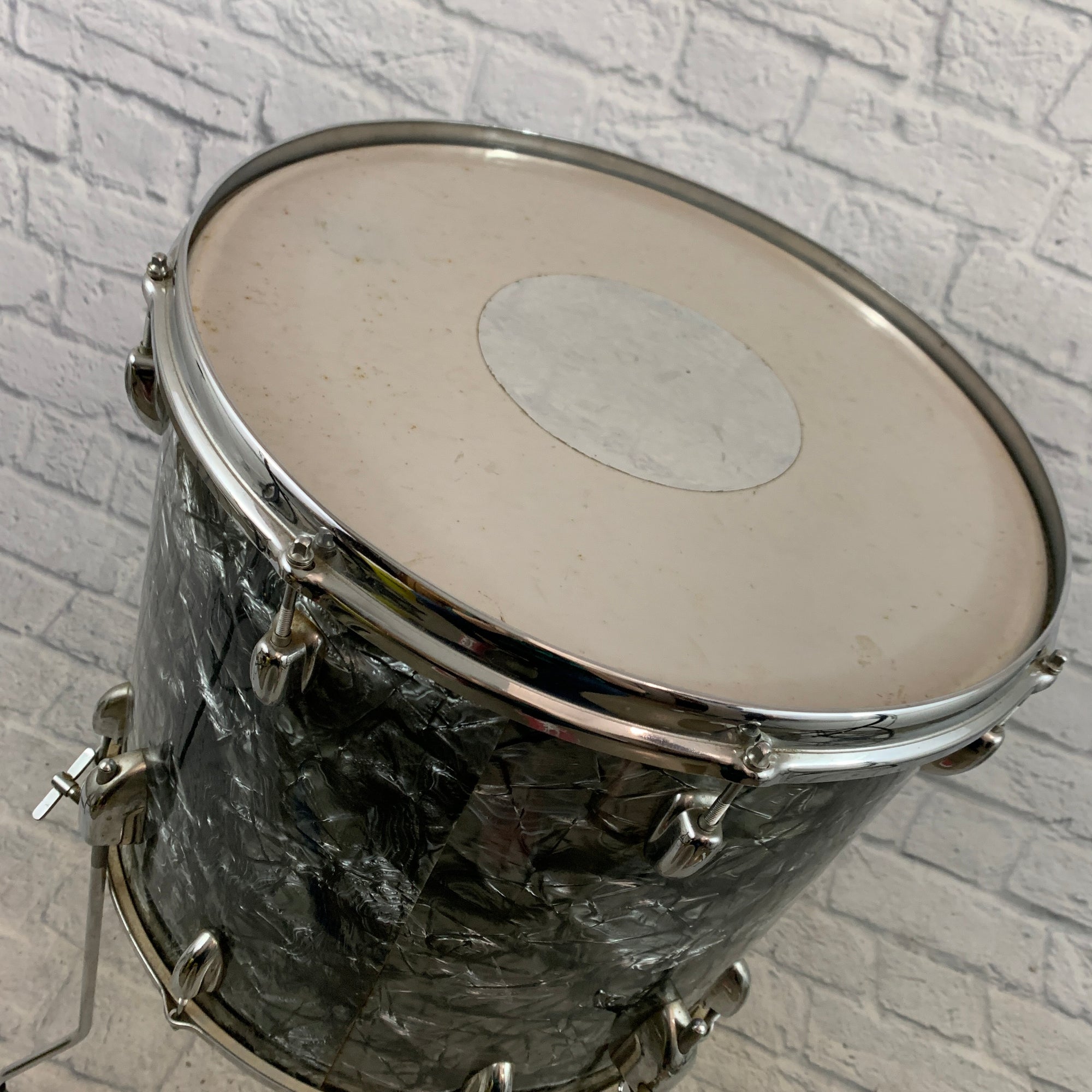Slingerland 16" x 18" 4-Leg Floor Tom - Black Marine Pearl