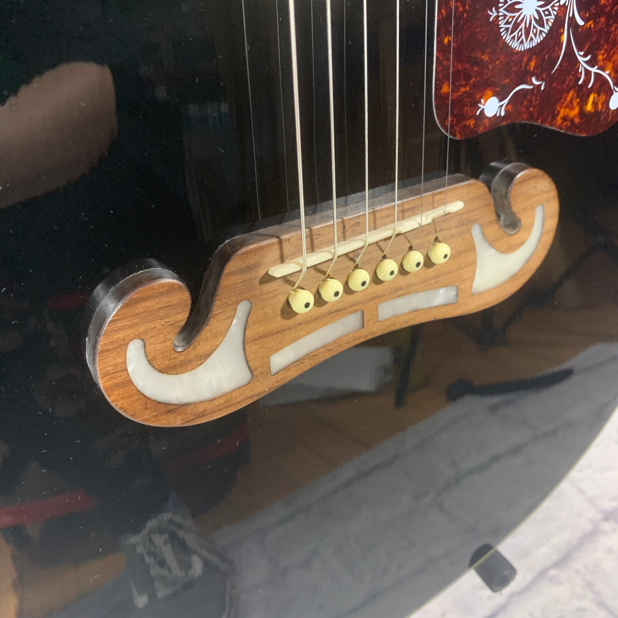 Epiphone EJ-200CE Black Jumbo Acoustic Electric