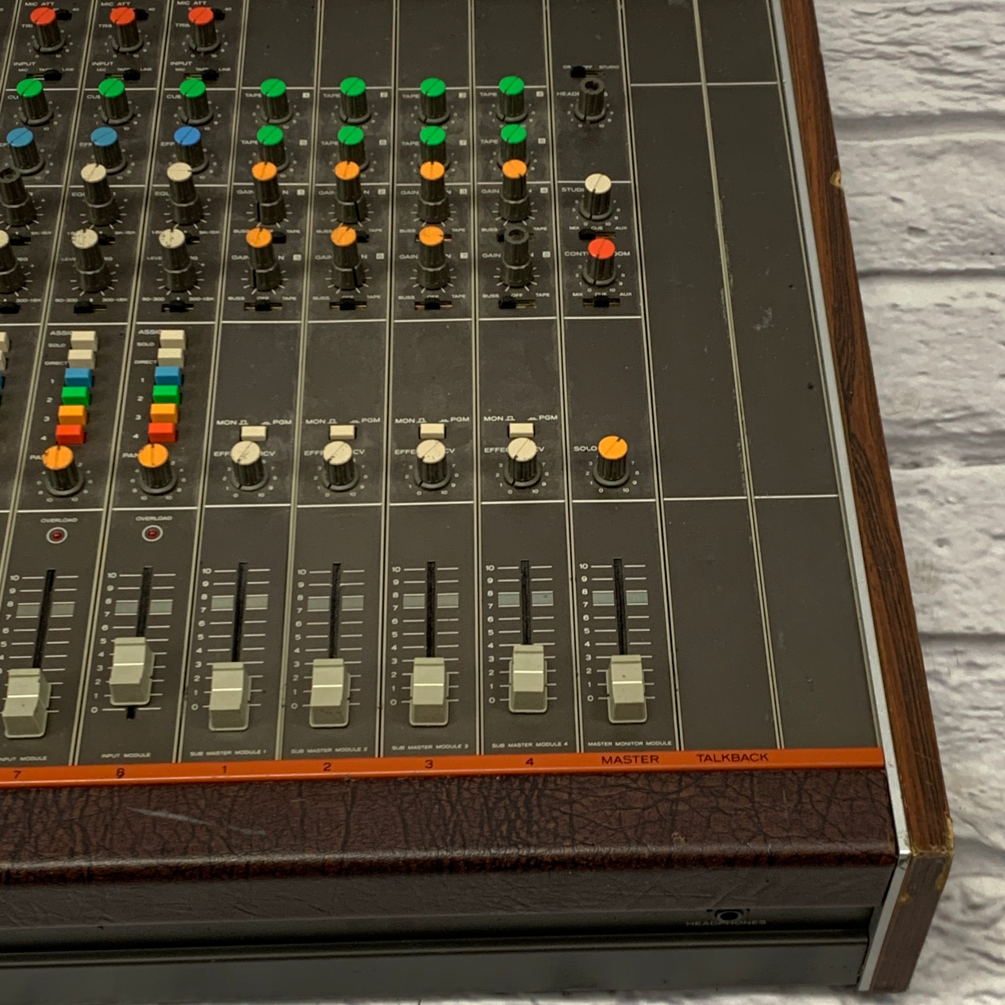 Vintage Tascam TEAC M-35 Mixing Console w/ Road Case - Evolution Music