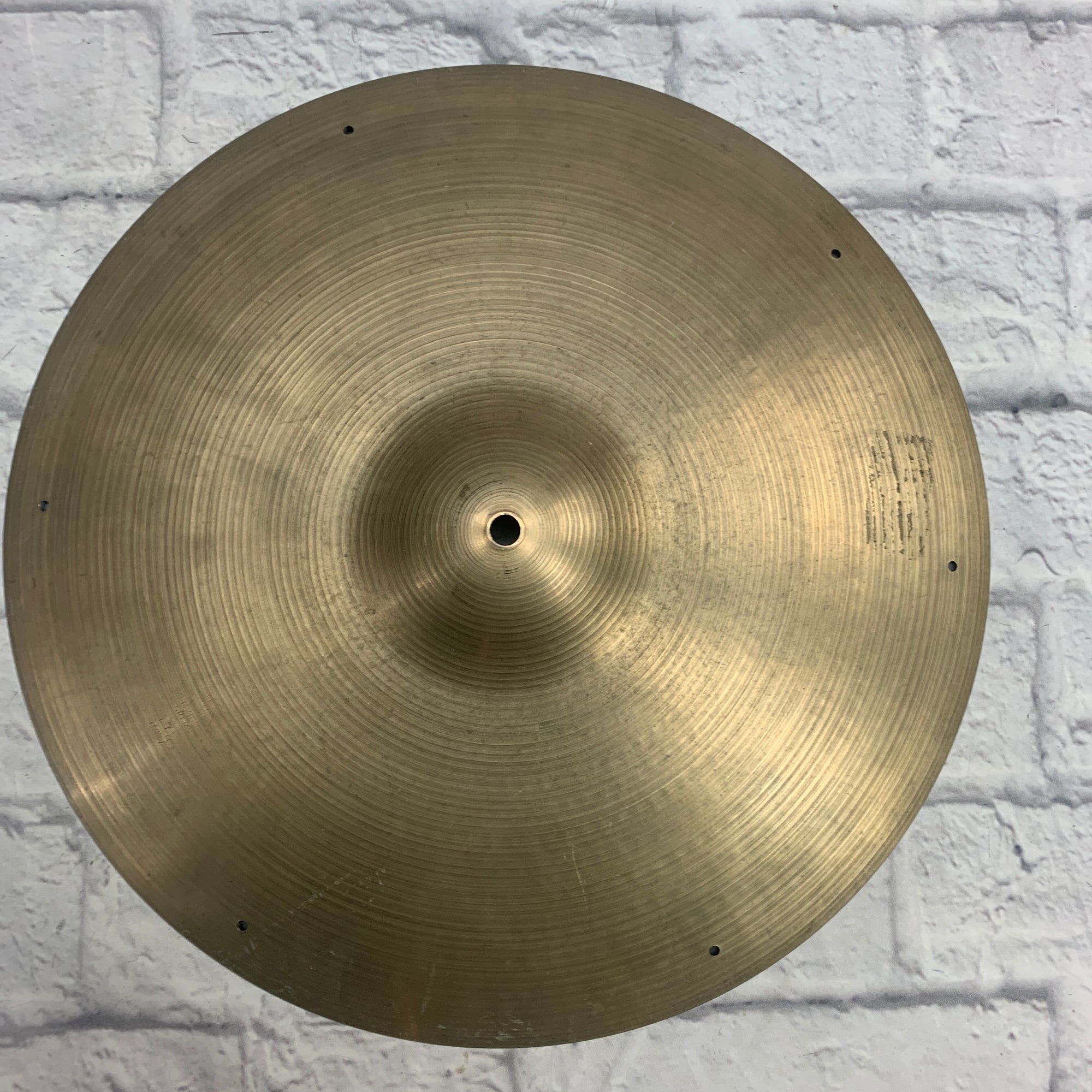 Vintage 1960's Zildjian Crash 18