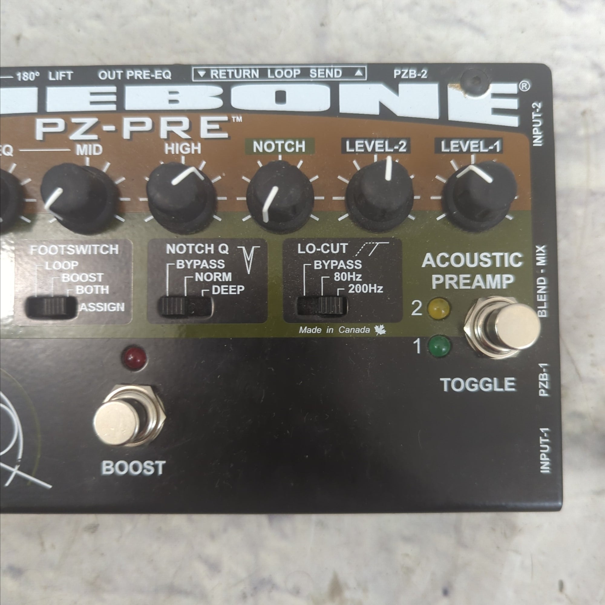 Radial Tonebone PZ-Pre Acoustic Effects Pedal