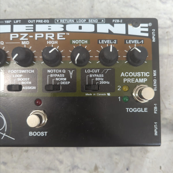 Radial Tonebone PZPre Acoustic Effects Pedal Evolution Music