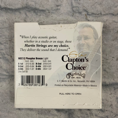 Martin Clapton Acoustic Strings 12-54
