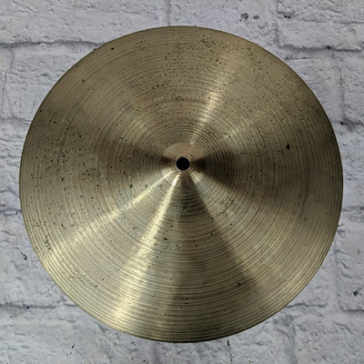 Vintage 1970s Zildjian Avedis Hollow Logo 14 Inch Hi Hats