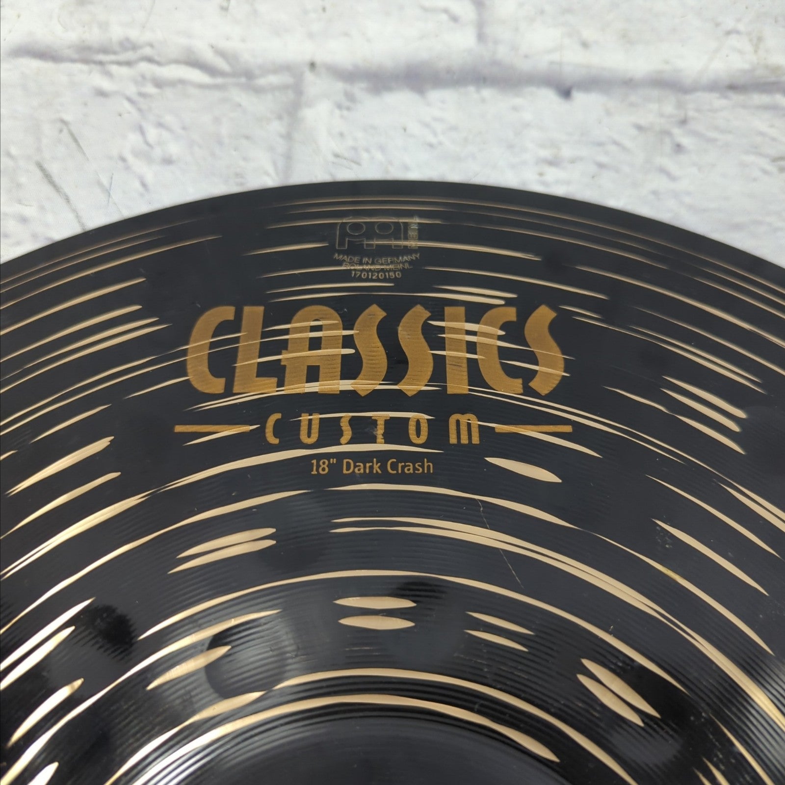 Meinl Classic Custom Dark 18" Crash Cymbal