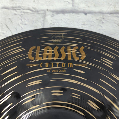 Meinl Classic Custom Dark 18" Crash Cymbal
