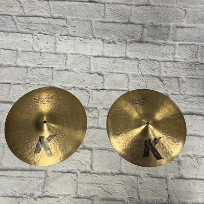 Zildjian 14 K Custom Dark Hi Hat Cymbal Pair