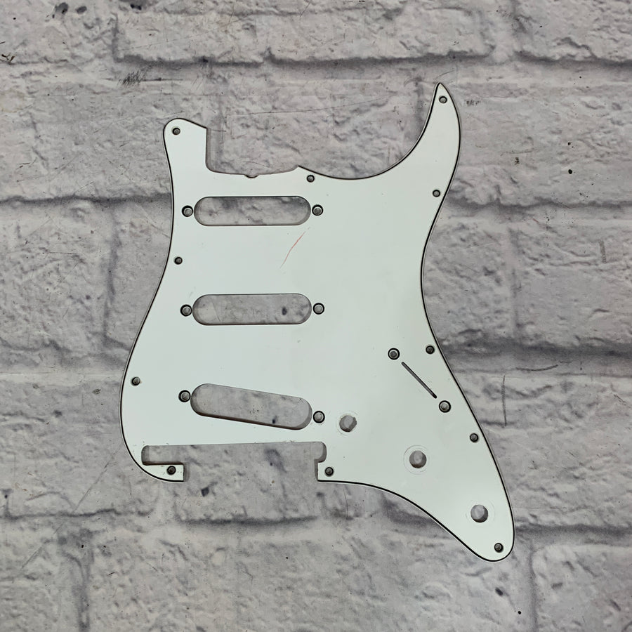 3 Single Coil Pickguard White