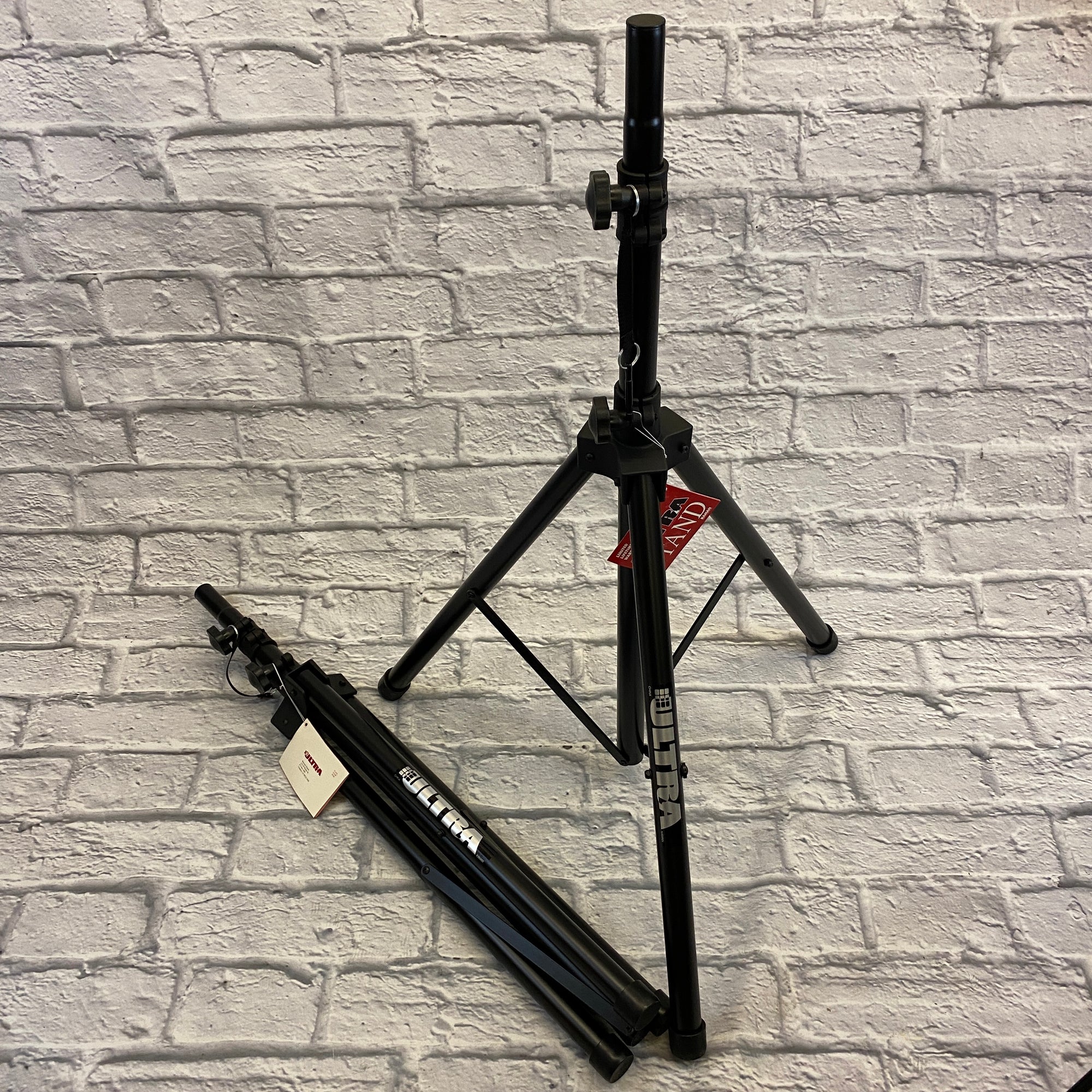 Ultra KS156BK Speaker Stand Pair