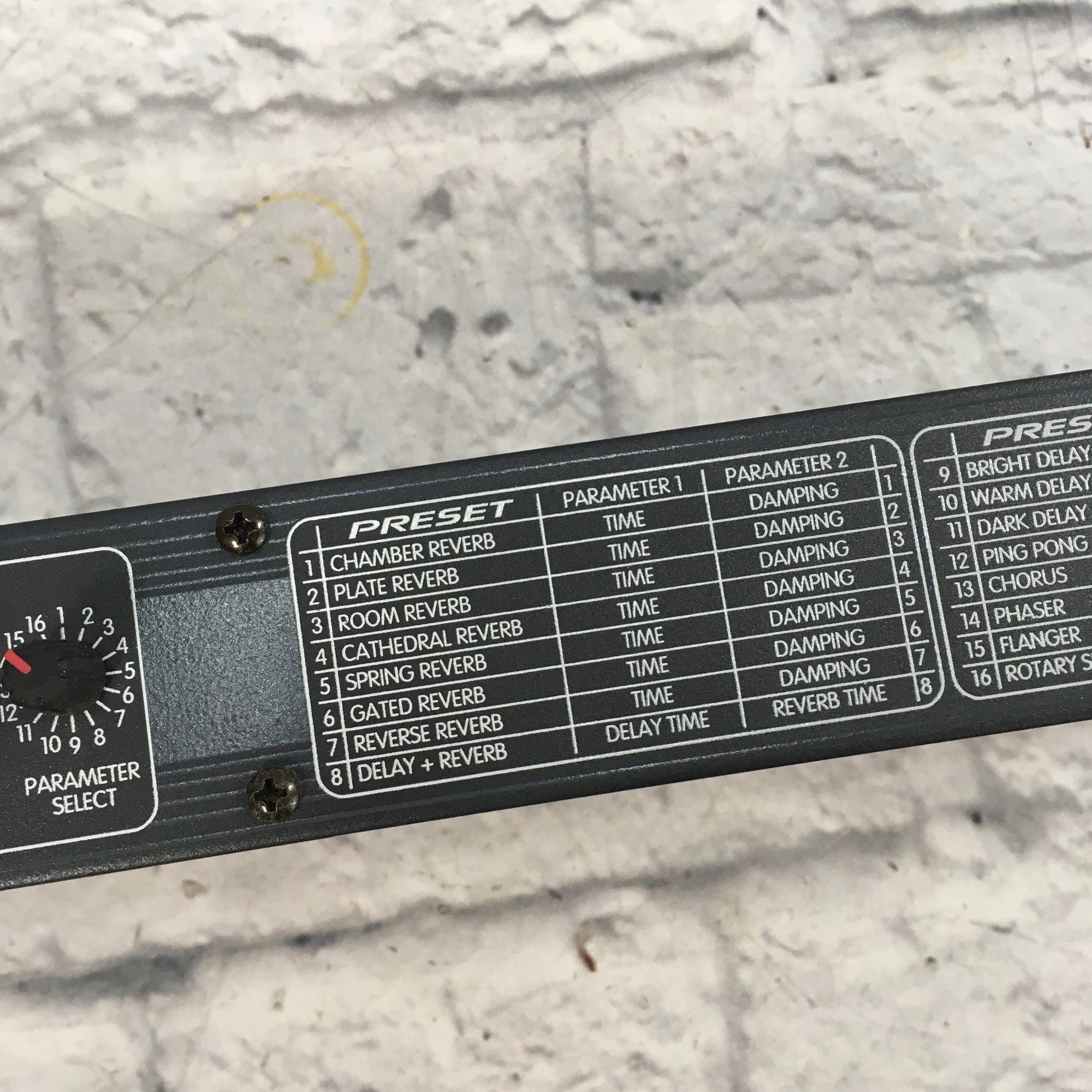 Peavey Deltafex Rack Effects Processor NO POWER SUPPLY