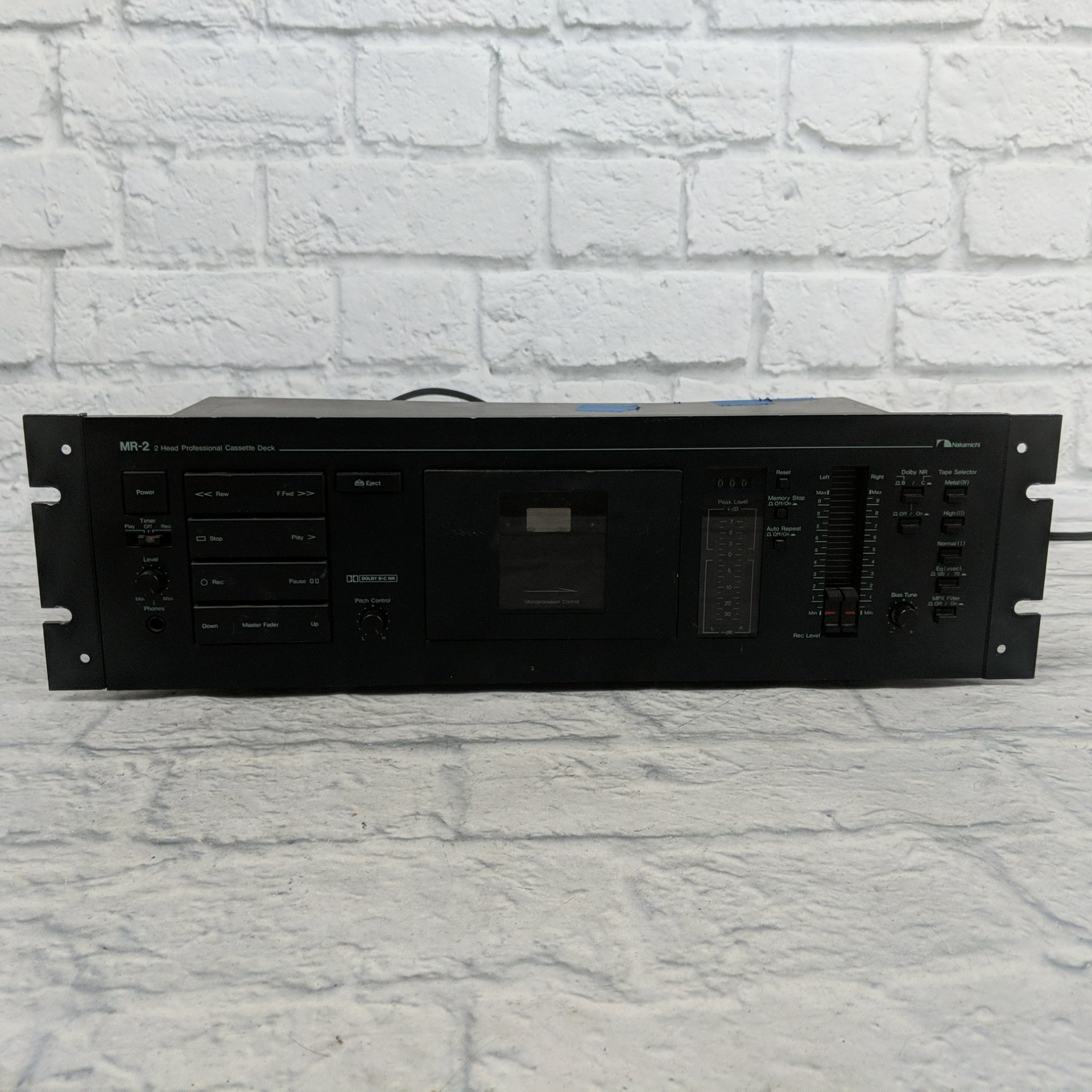 READ store - FPNW - Nakamichi MR-2 - 2 Head Professional Cassette Deck Rack Pro Audio