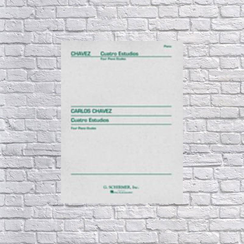 Cuatro Estudios: Piano Solo Music Book