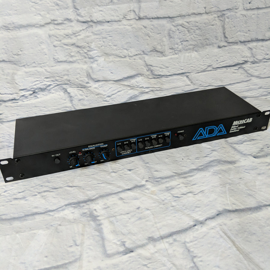ADA MicroCAB Rack Speaker Cabinet Emulator for Electric Guitar