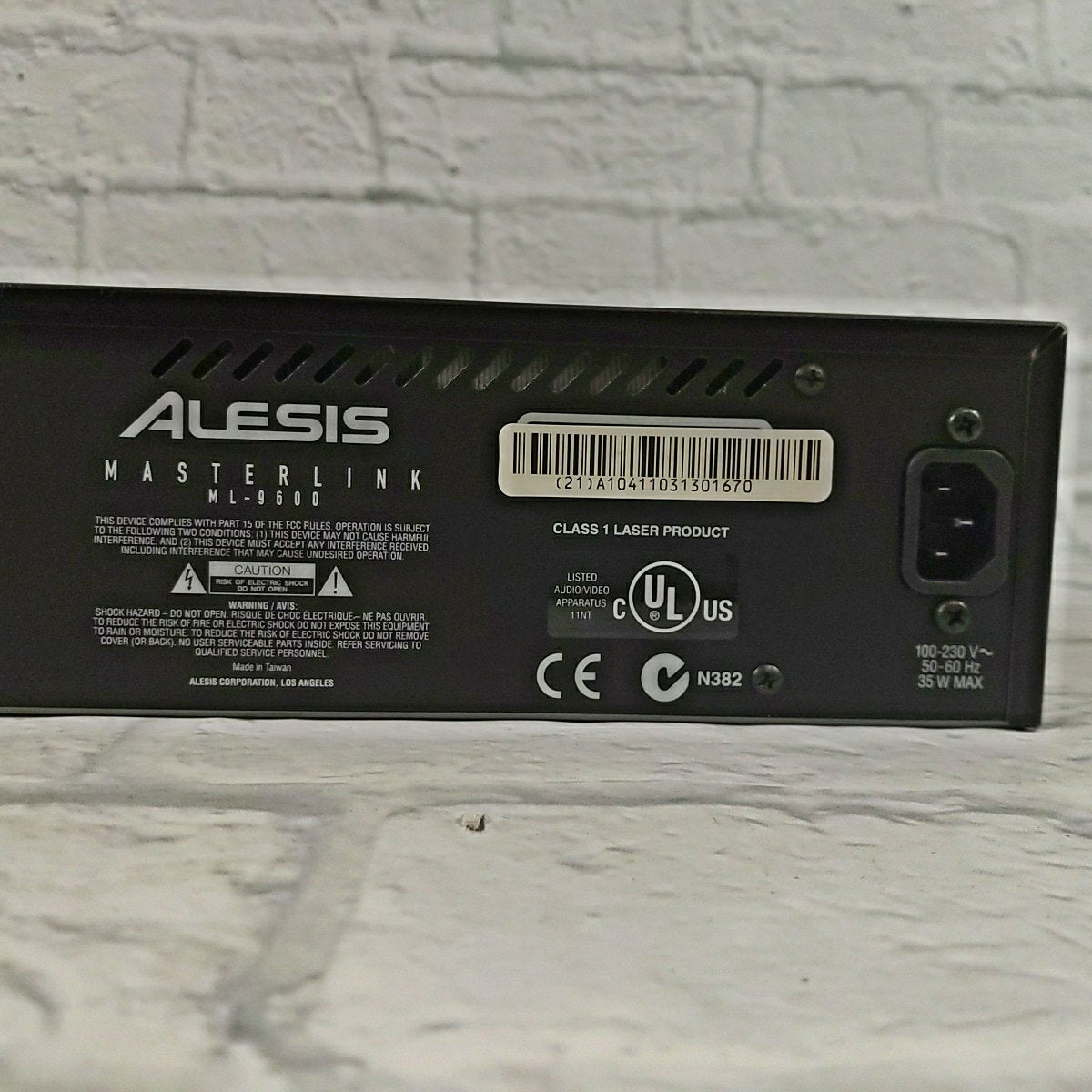 Alesis Masterlink ML-9600 High Resolution Master Disk Recorder