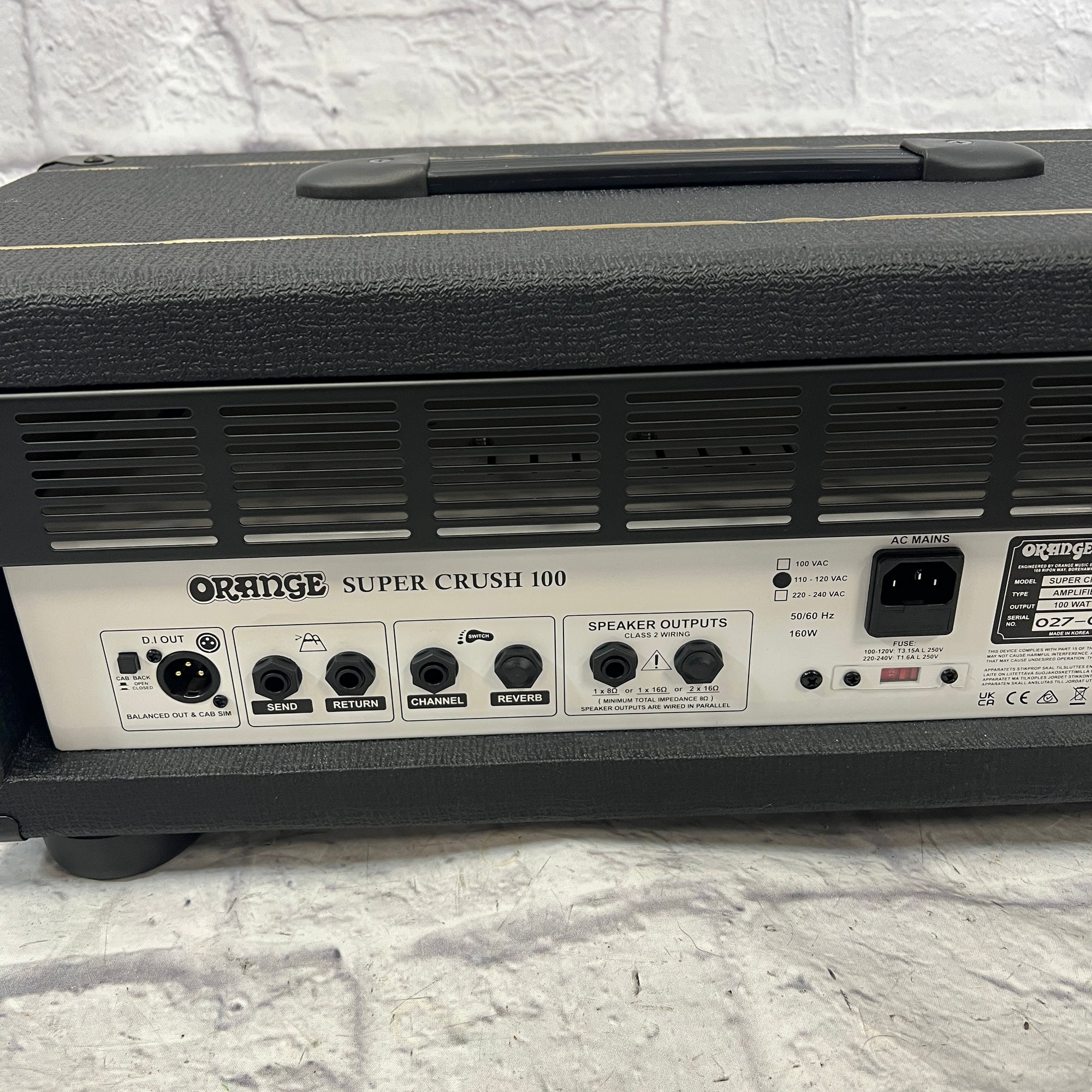 Orange Amps Super Crush 100 Head