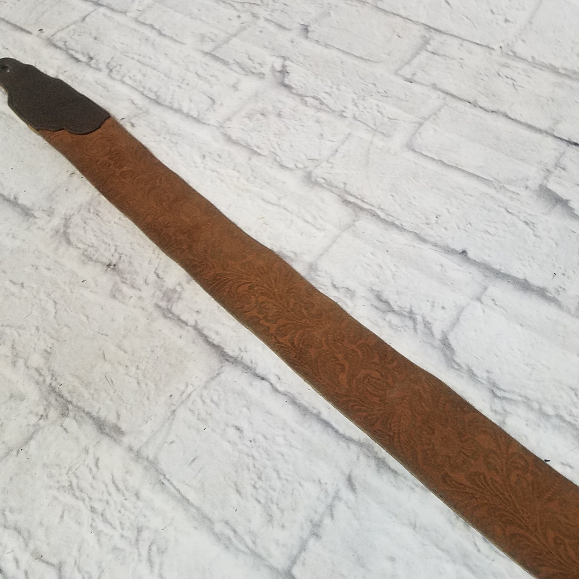 Franklin Leather Guitar Strap Brown