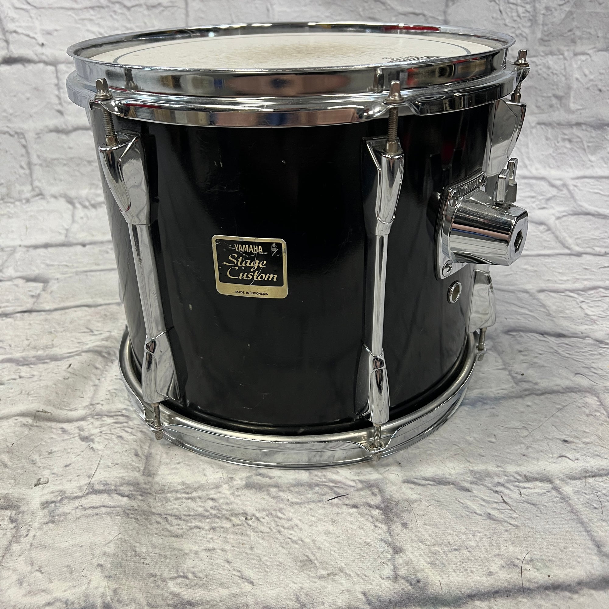 Yamaha 12 Stage Custom Black Lacquer Rack Tom