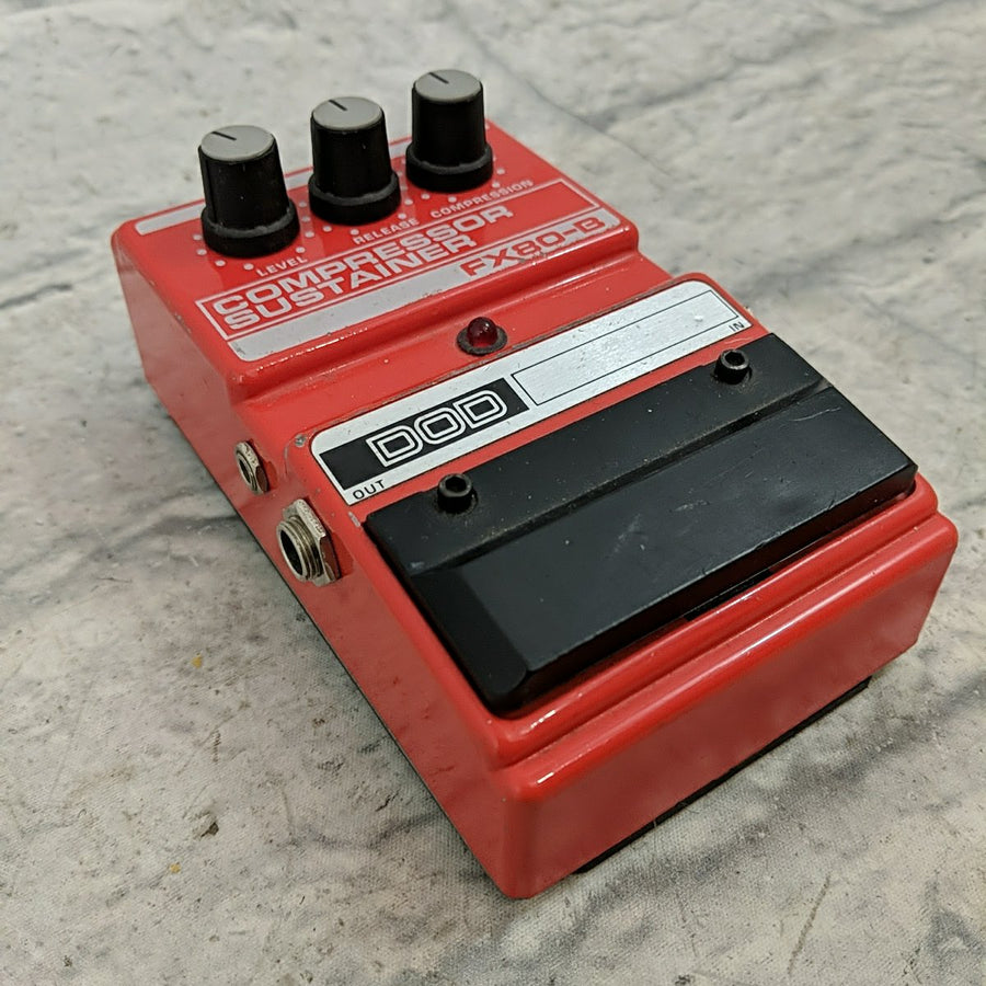 Vintage 1980s DOD FX80-B Compressor Sustainer Guitar Effects Pedal