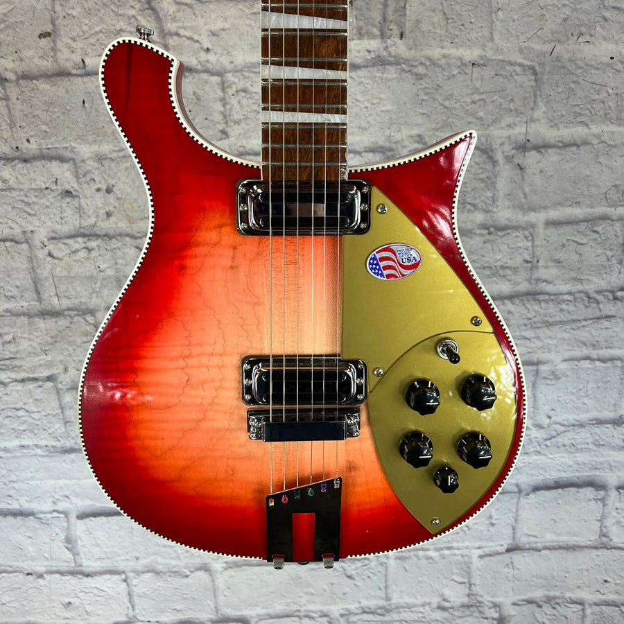 Rickenbacker 2022 660 6-String Fireglo with Case