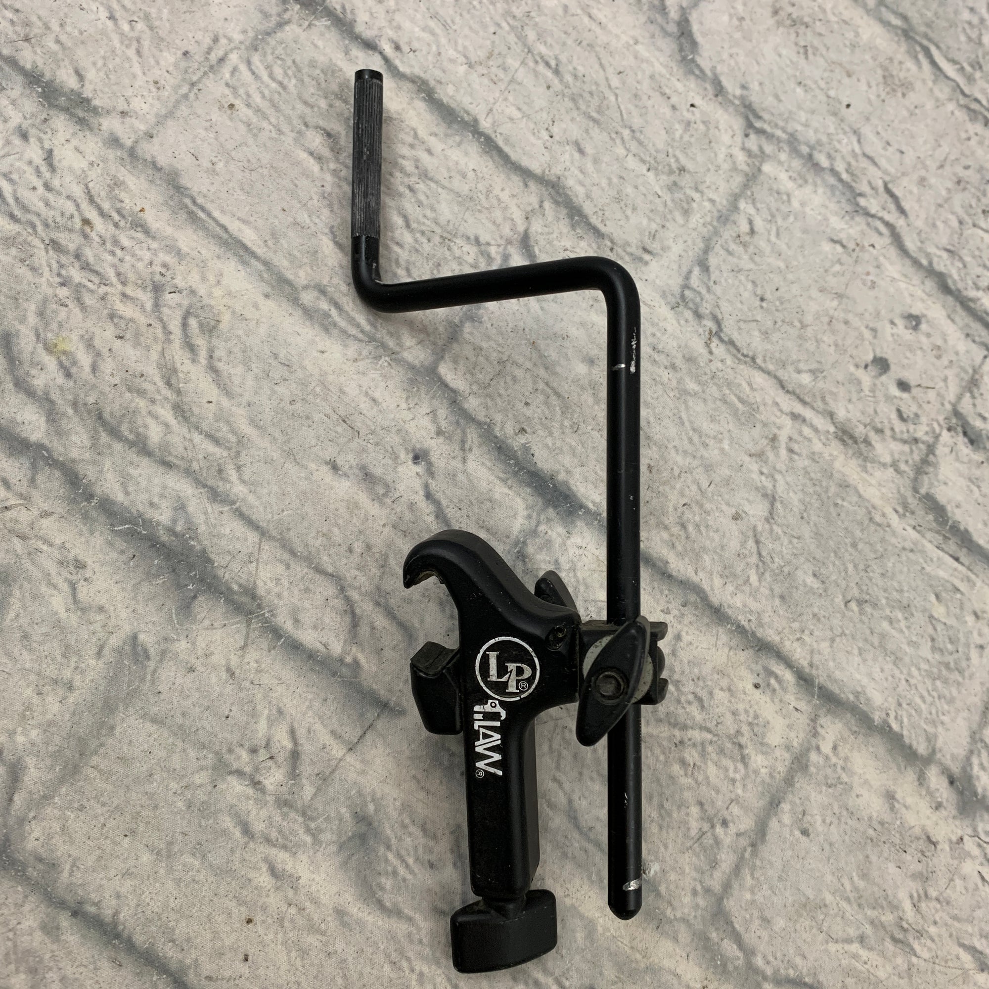 LP Latin Percussion Claw Rim Clip With Z-Rod Drum Mount