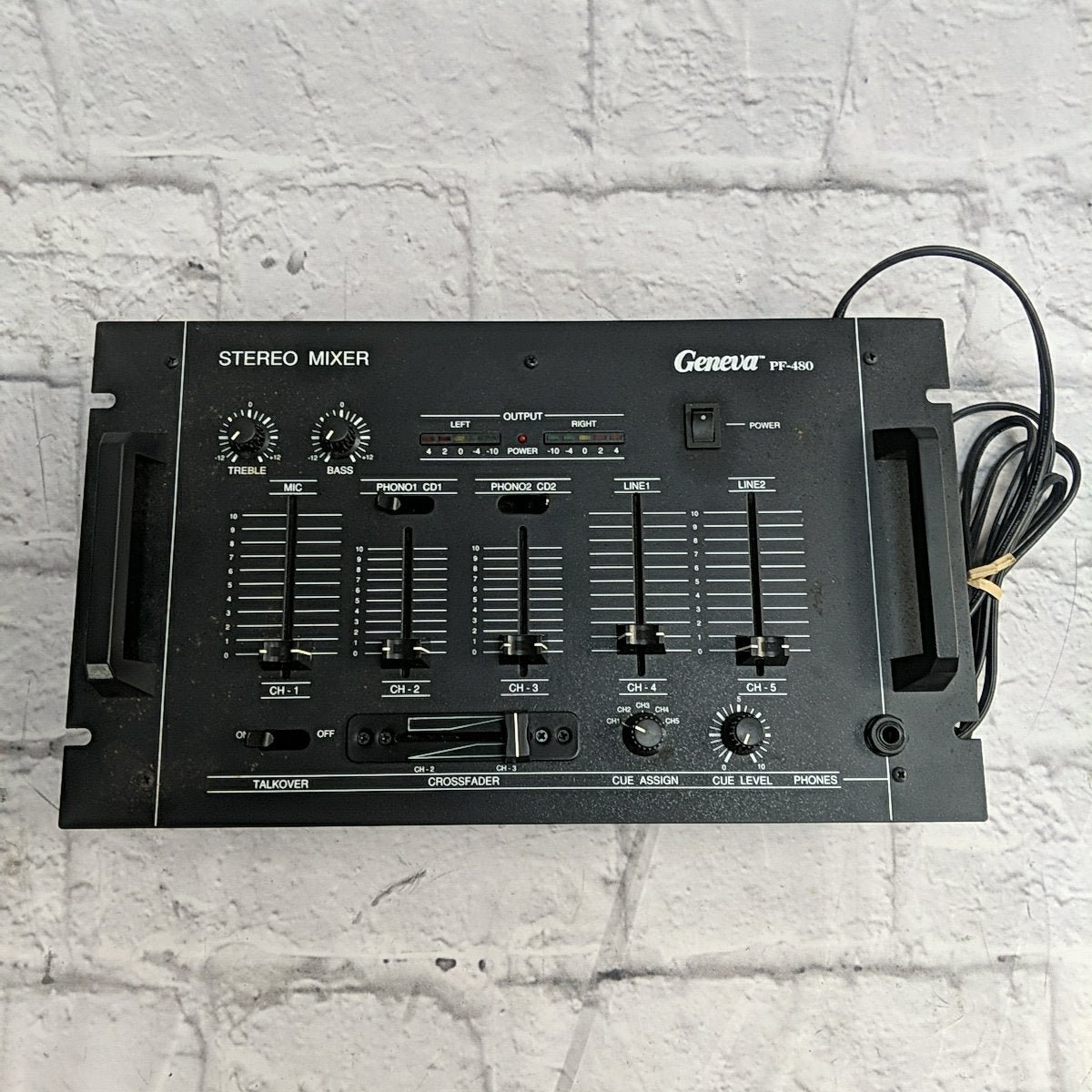 Geneva PF 480 Stereo DJ Mixer
