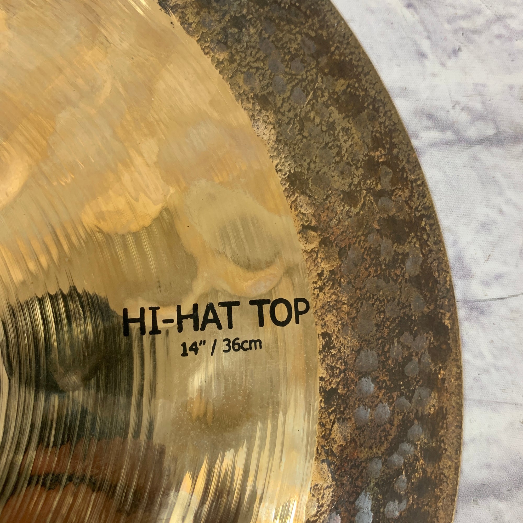 Diril Soli 14" Hi Hats CRACKED Hi Hats