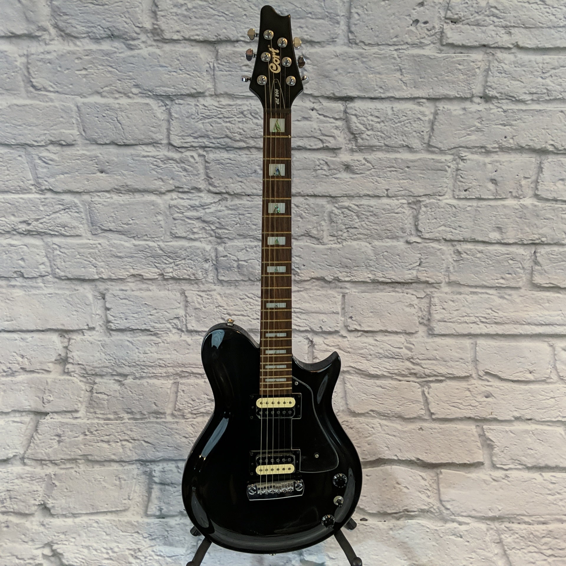 Cort CL 200 Carved Body Abalone Inlay Rosewood Fretboard Electric Guitar