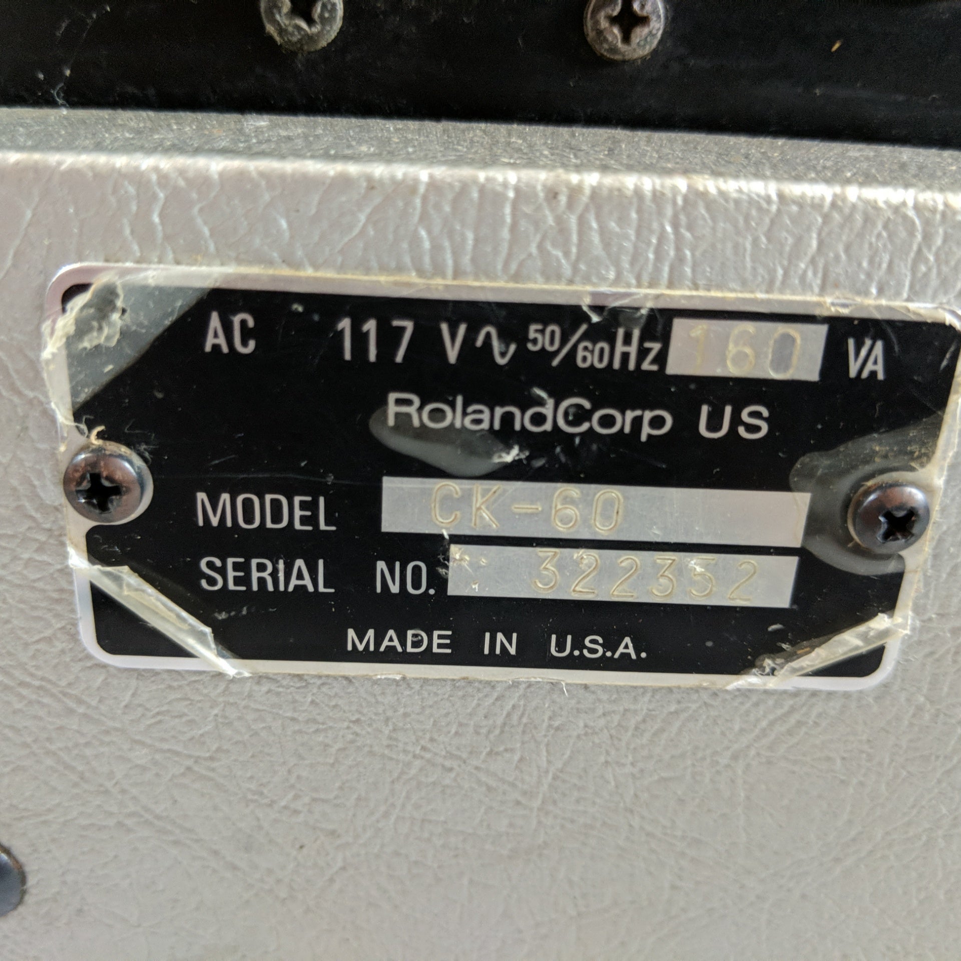 Roland Cube 60 Keyboard Amp