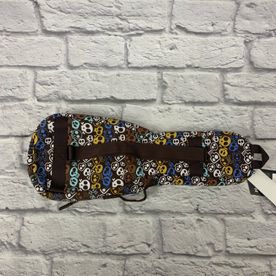 Phitz Concert Ukulele Gig Bag, Blue Party Skulls