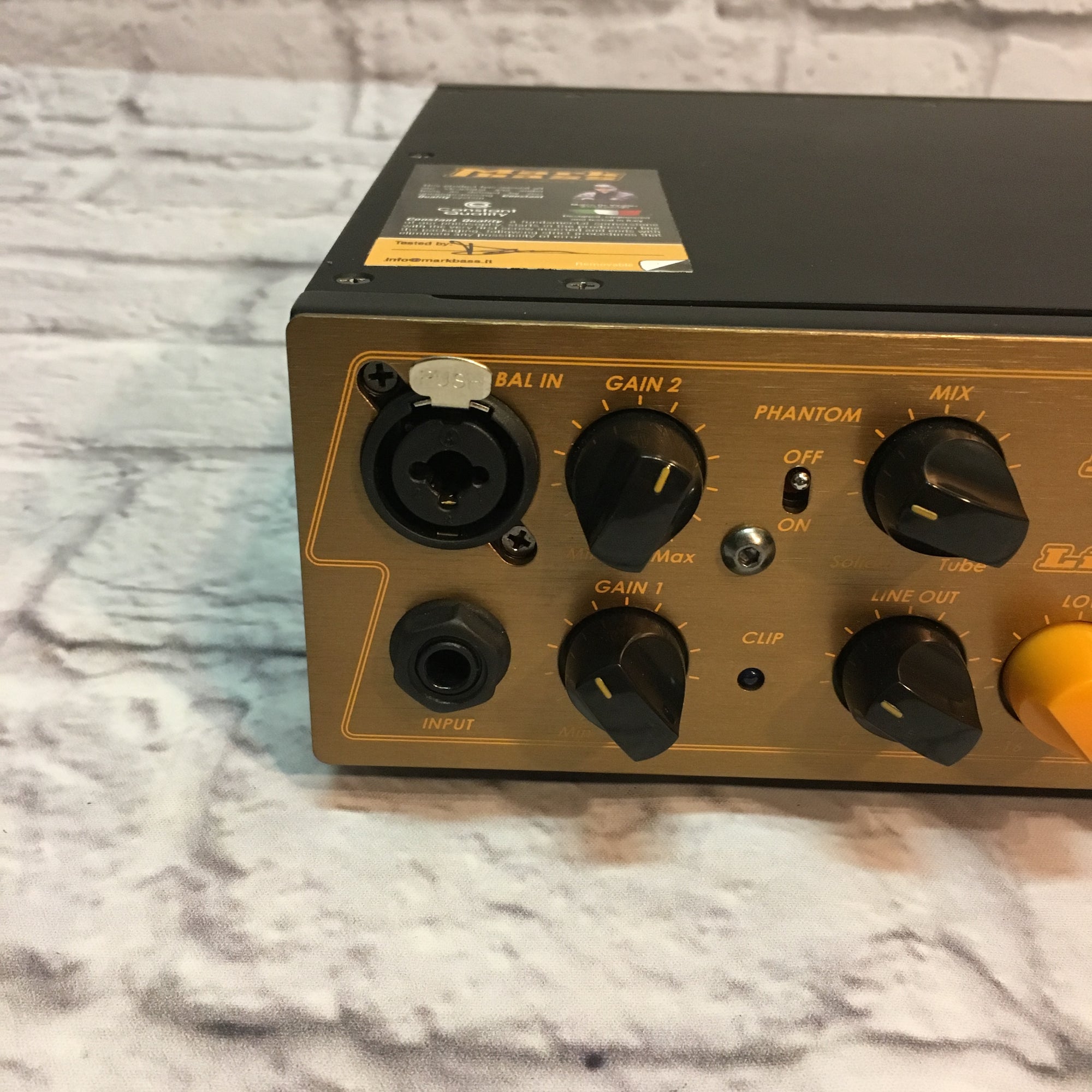 MarkBass Little Mark Tube 800 Bass Amplifier Head