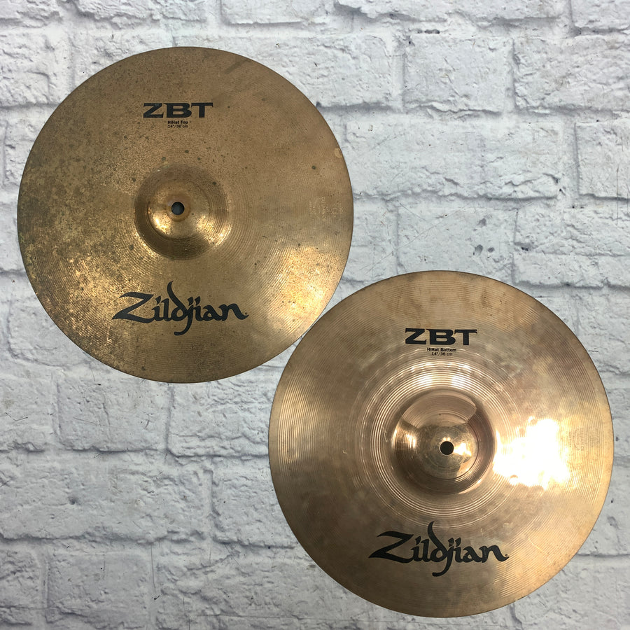 Zildjian 14 ZBT Hi Hat Cymbal Pair