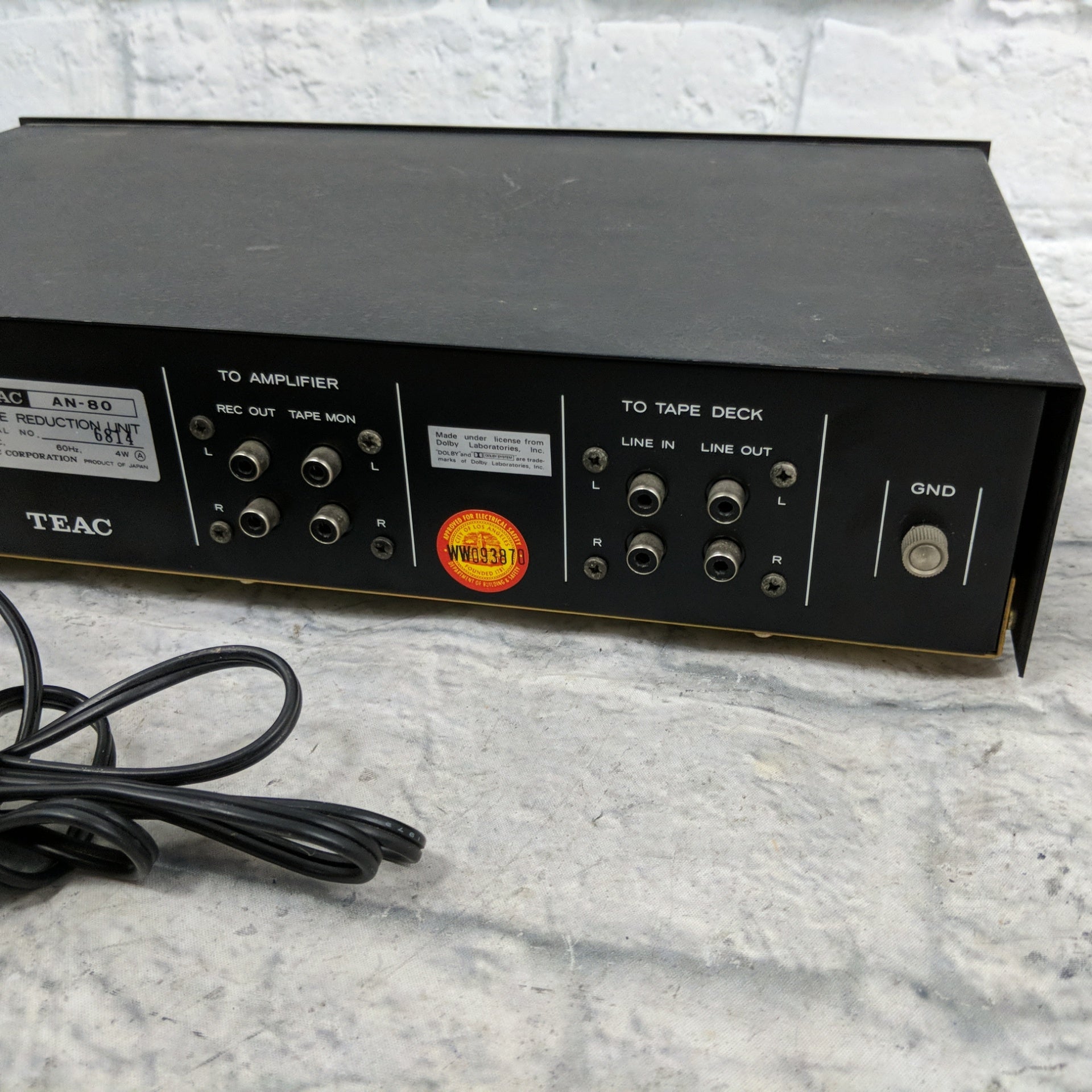 TEAC AN-80 Noise Reduction Unit