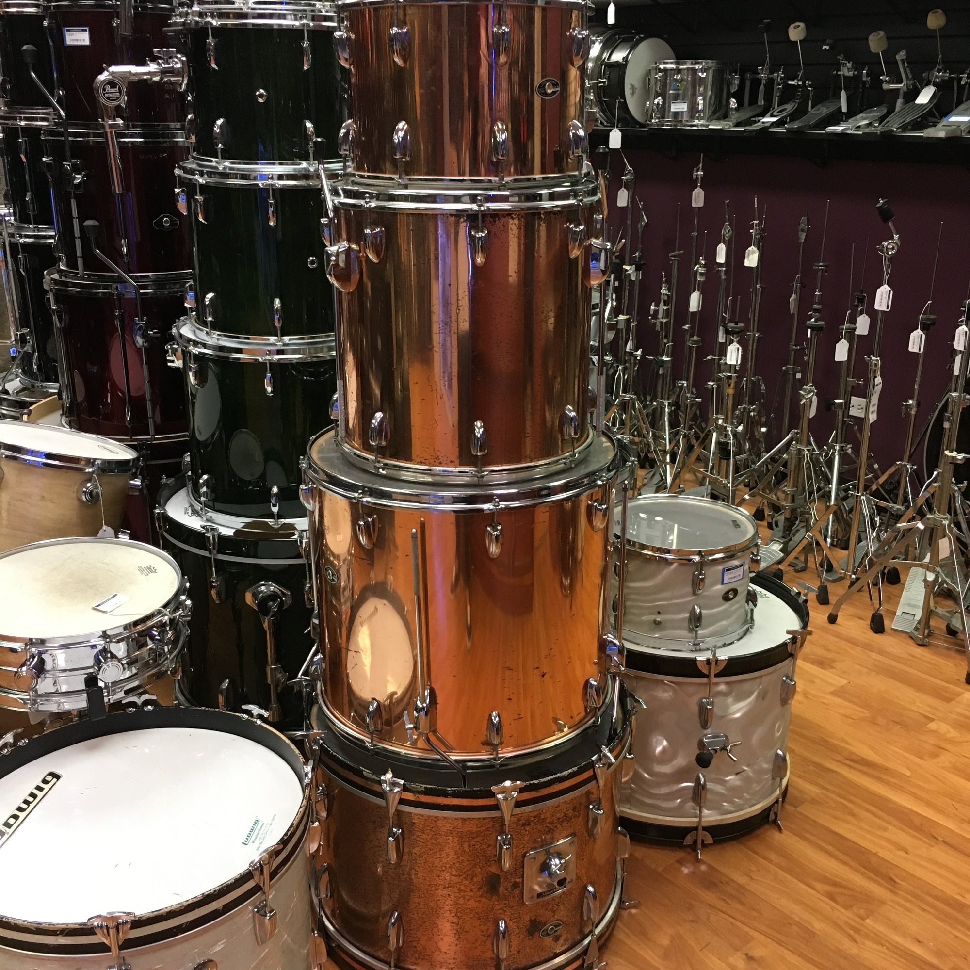 Slingerland Copper 4pc 22/20/16/14