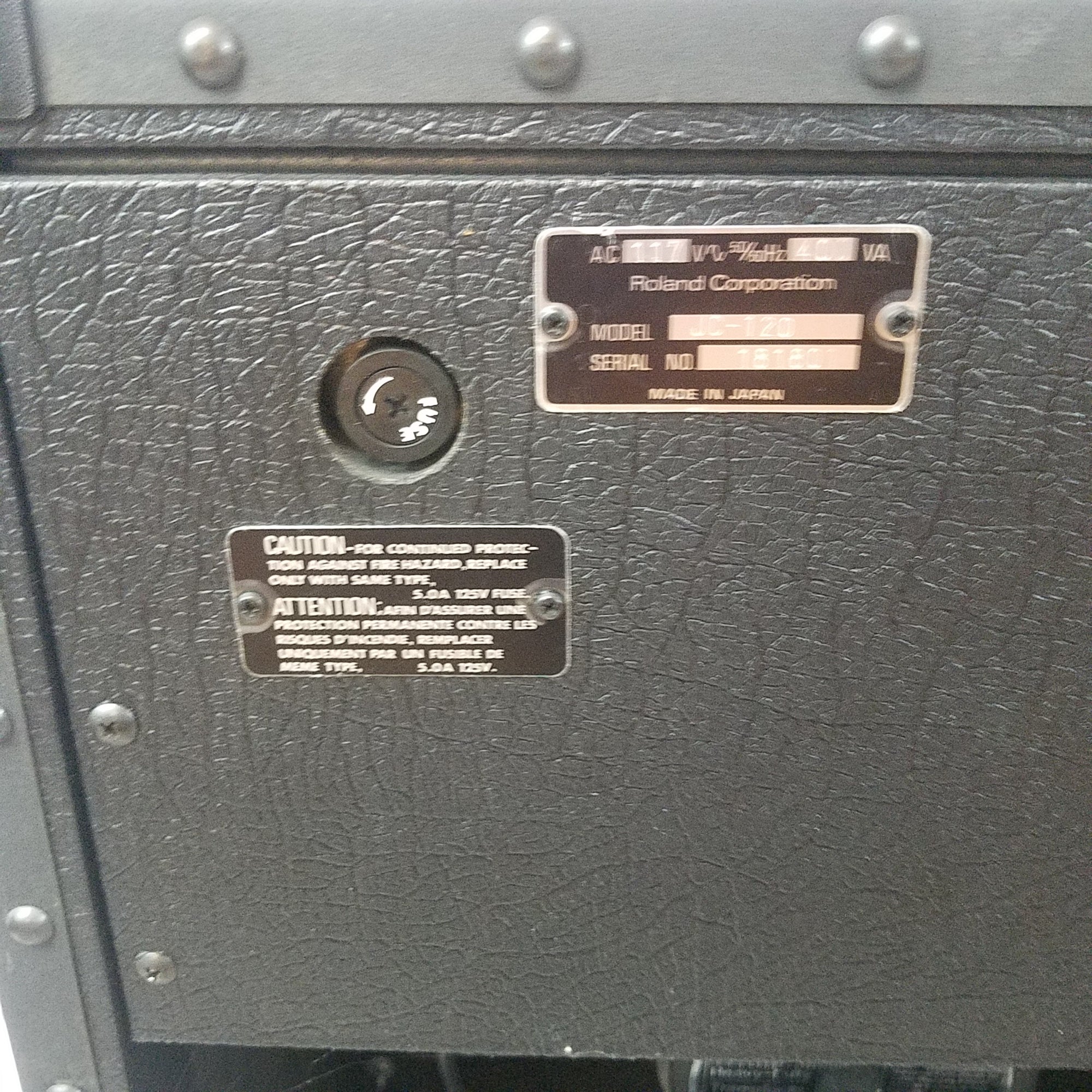 Mid 80's Roland JC-120 Jazz Chorus 120 Watt Guitar Amplifier