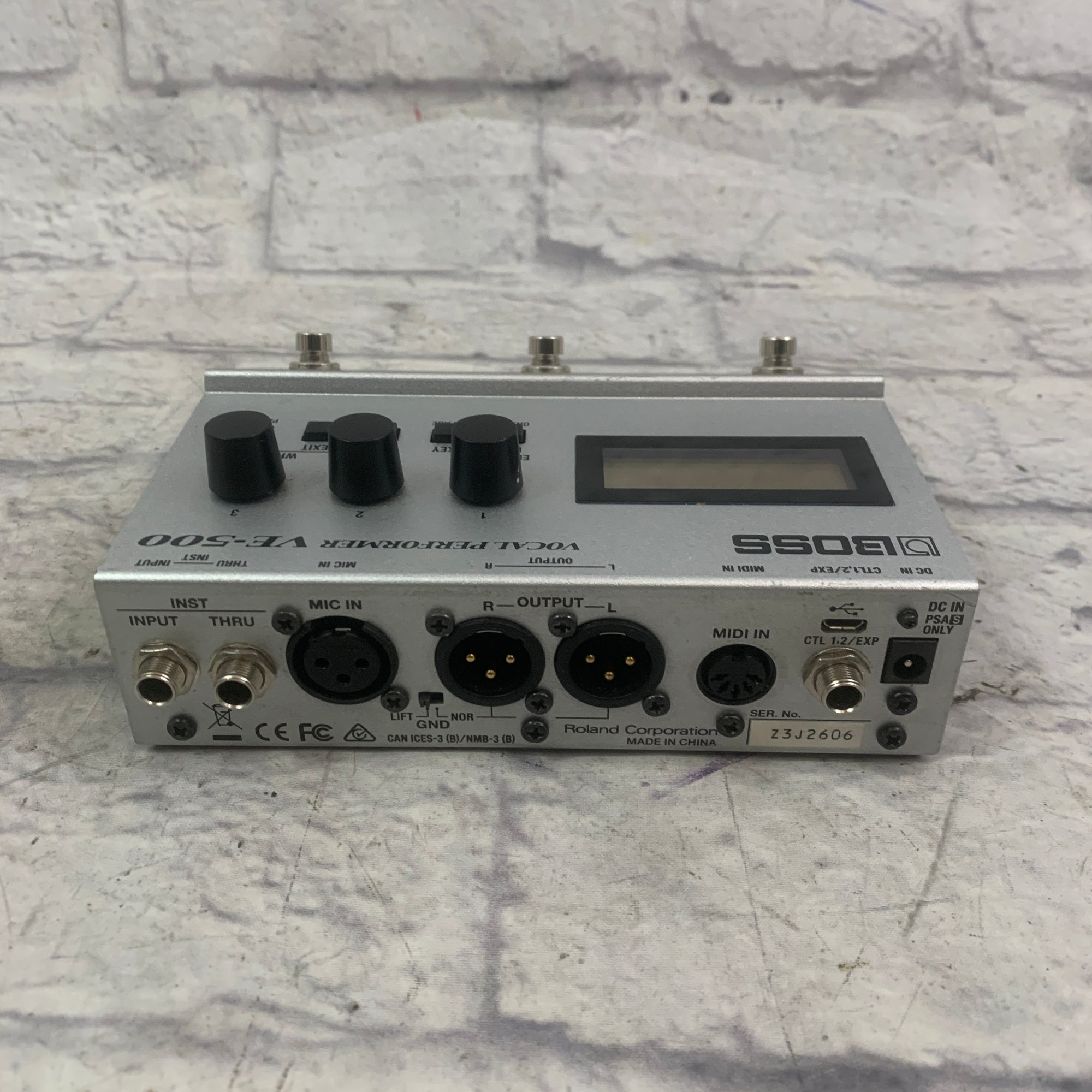 Boss Vocal Performer VE-500 Effect Pedal - Evolution Music