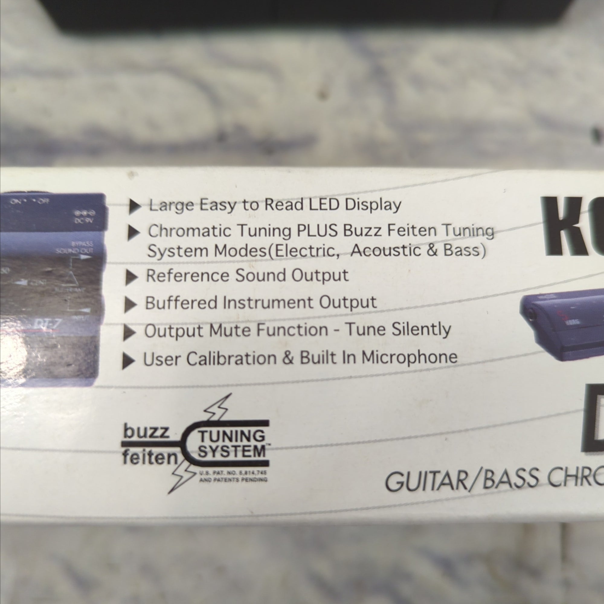 Korg DT-7 Chromatic Guitar / Bass Tuner