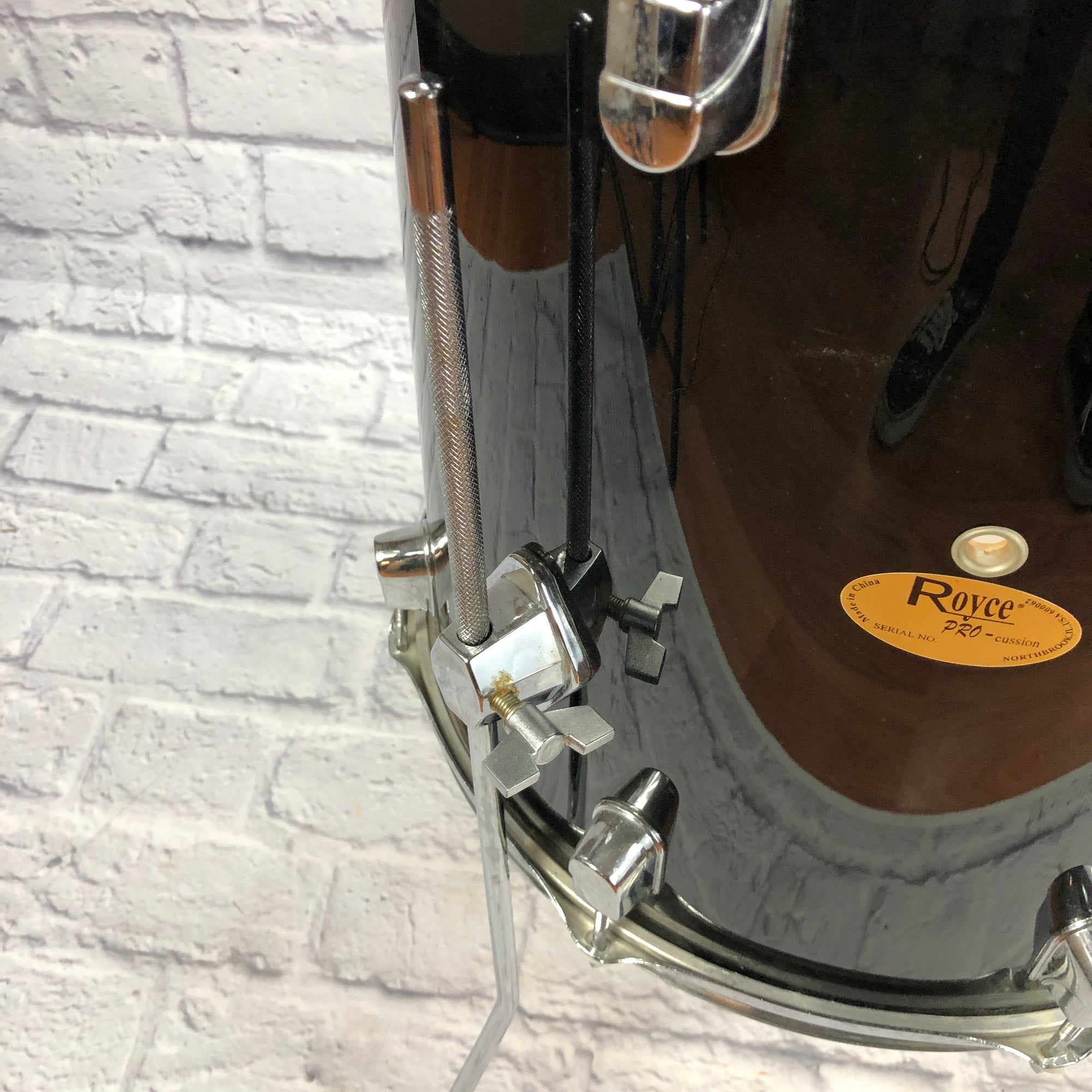 Royce Pro 16in Black Floor Tom