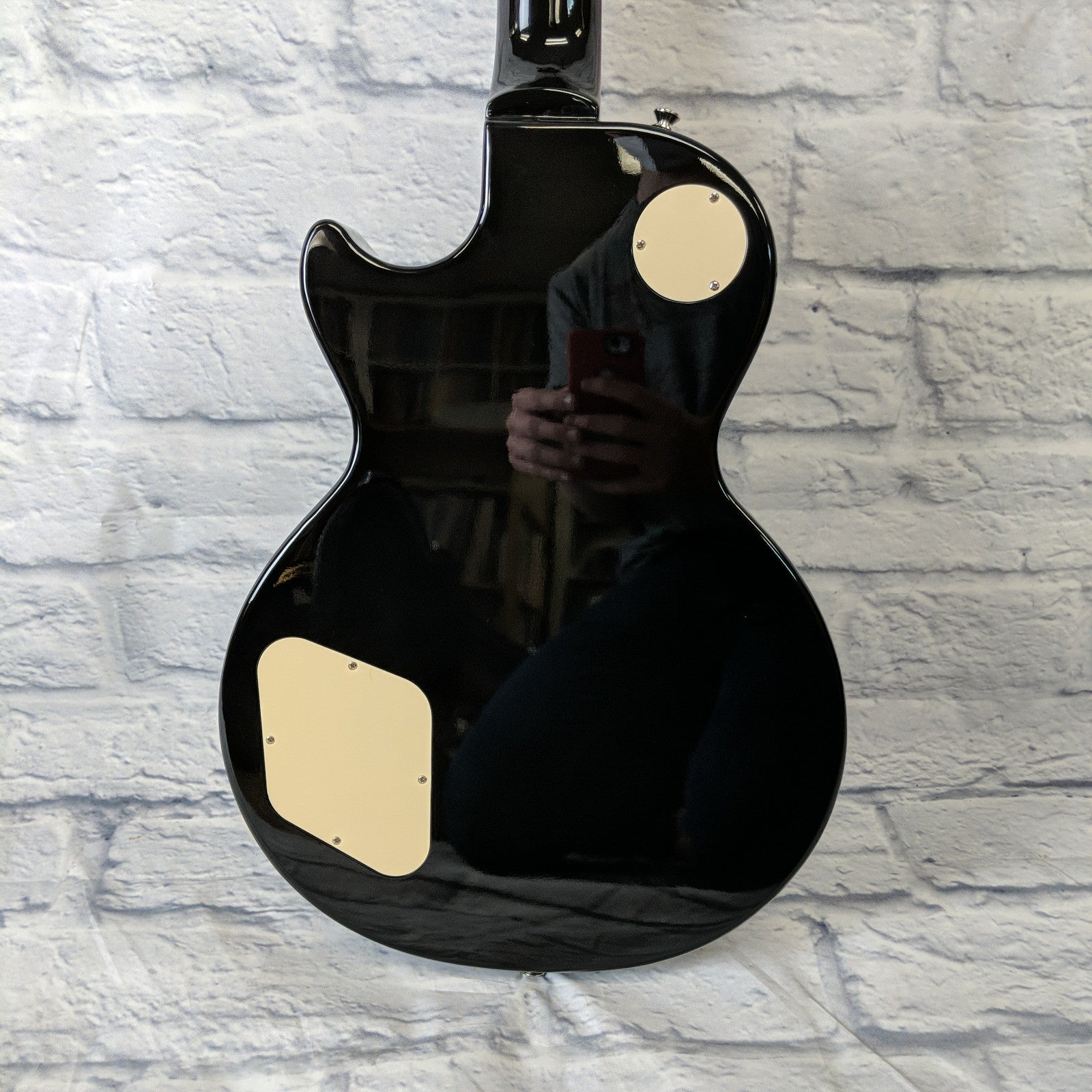 Epiphone Les Paul Custom Electric Guitar 2010 Limited Edition with P90s Black with Case