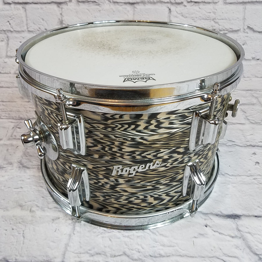 Rogers 60's Holiday Black Onyx 8x12 Tom Tom